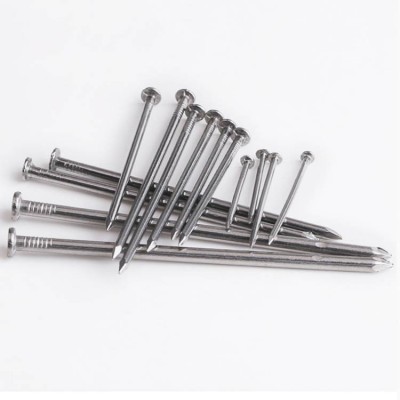 China Factory Price Stainless Steel Flat Head Common Nails Iron Large Iron Spike Wire Steel Nails